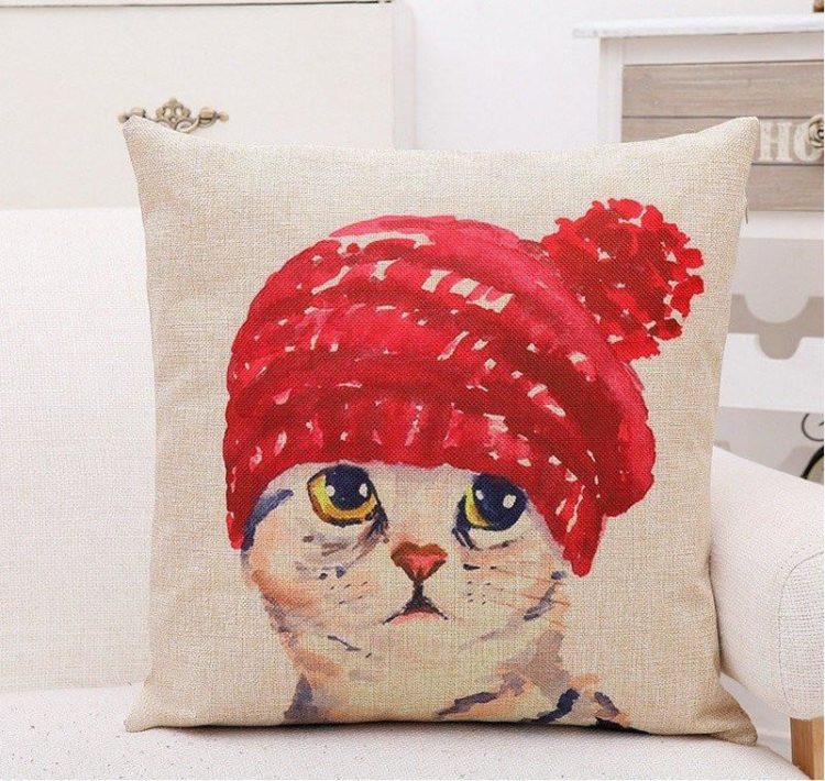 Limited Edition Cat Pillow Cover Case