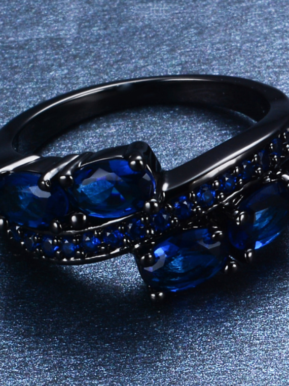 September Birthstone Sapphire Ring