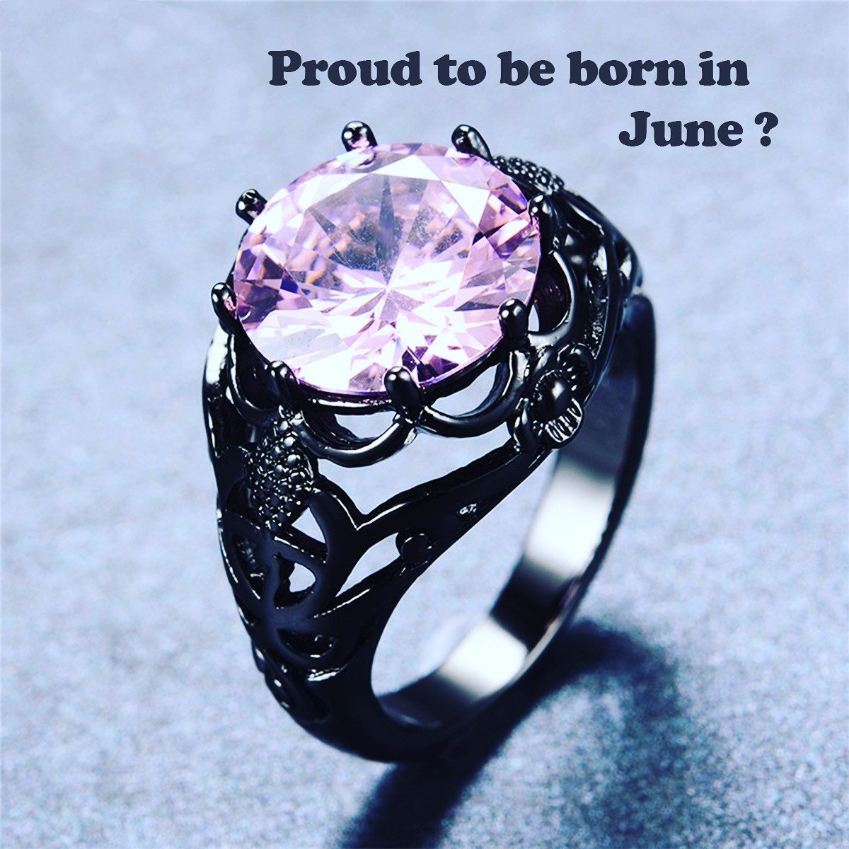 June Birthstone Alexandrite Ring