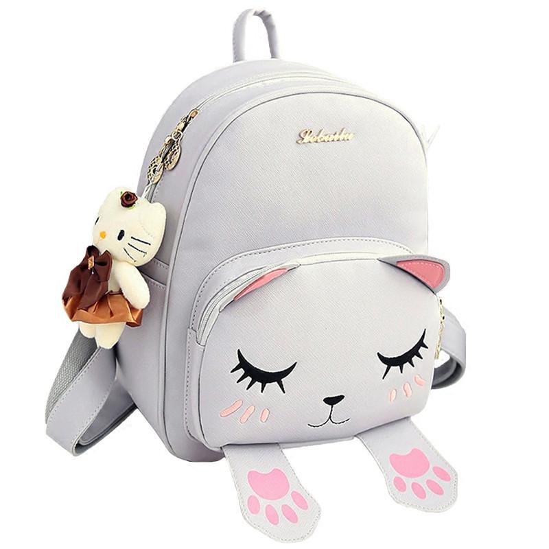 LIMITED EDITION : Leather Cat Backpack