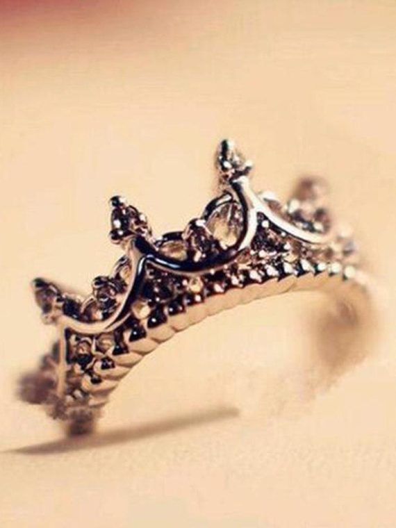 August Queen Crown Ring