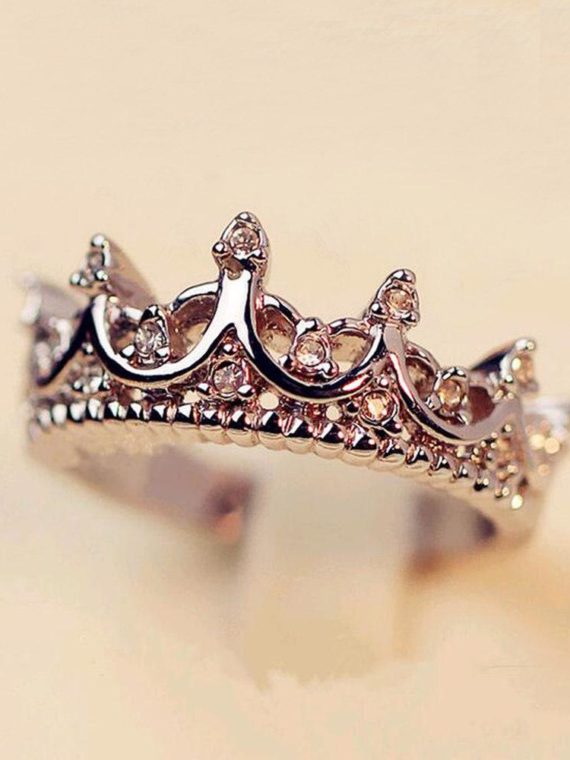 August Queen Crown Ring
