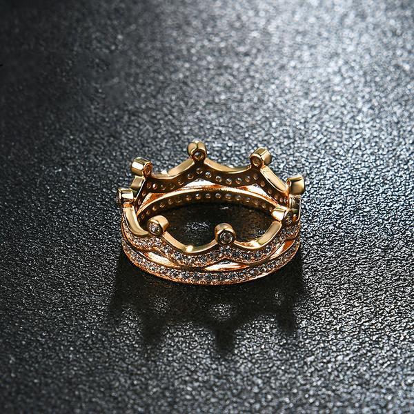 Crown Queen Gold Ring