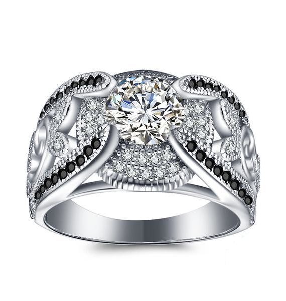 Princess Zircon Silver Ring