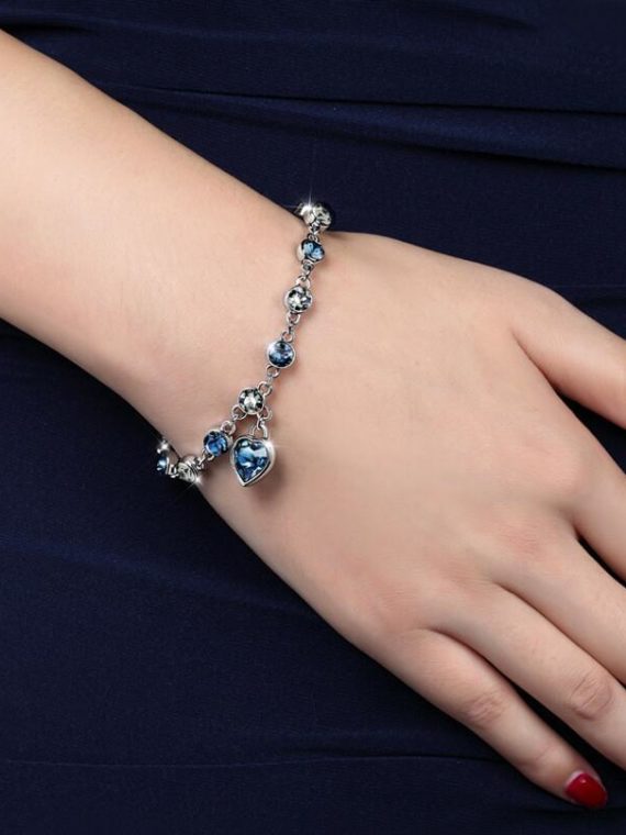 Heart Queen Sapphire Bracelet
