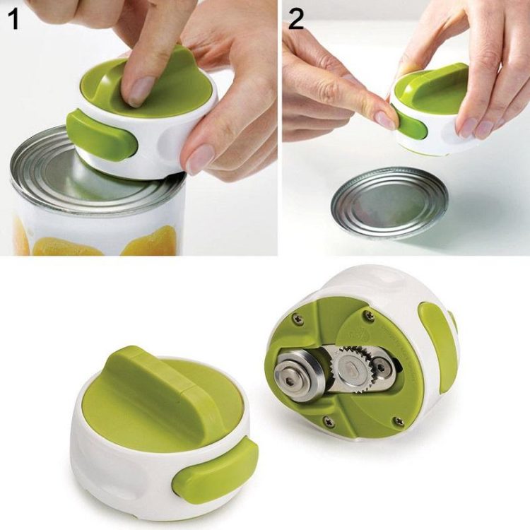 Stainless Steel Can Opener Manual Rotation