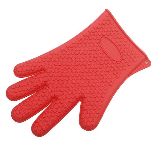 Extra Thick BBQ And Oven Silicone Glove
