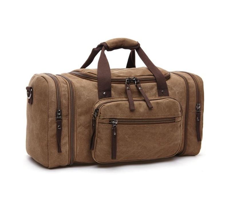 EXPANDABLE HIGH-QUALITY CANVAS WEEKEND TRAVEL BAG [5 VARIANTS]