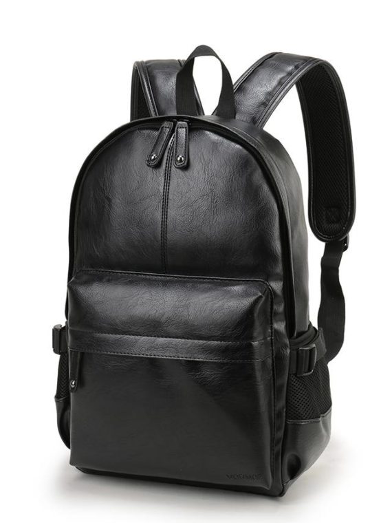 CASUAL PREPPY LEATHER BACKPACK [3 VARIANTS]