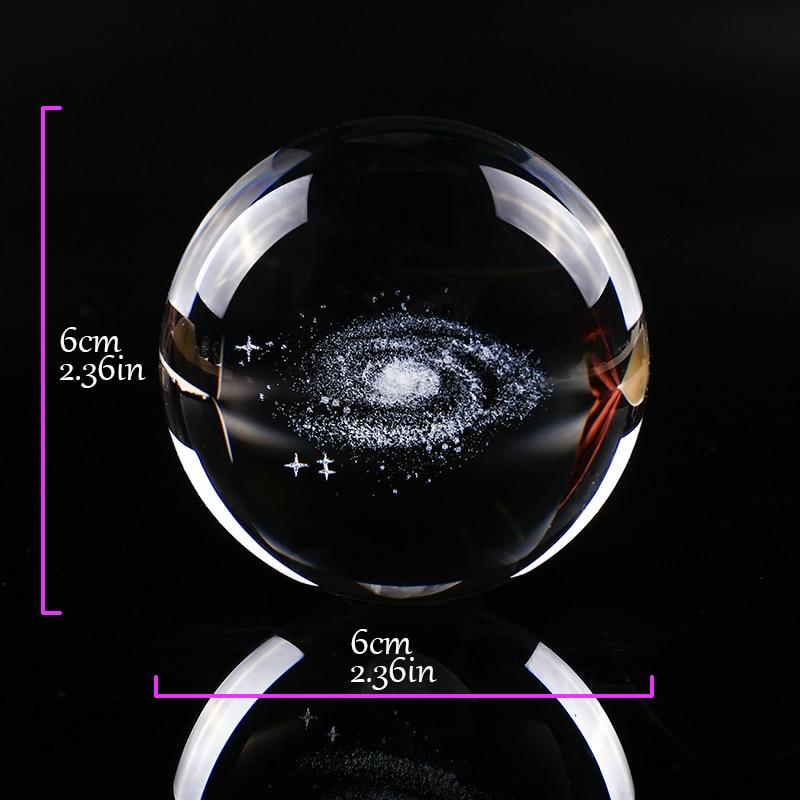 Globe Galaxy Crystal Ball