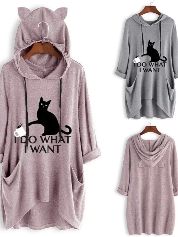 I Do What I Want – Cat Hoodie