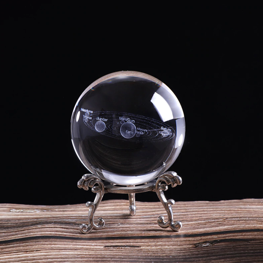 3D Solar System Crystal Ball – GenieMania