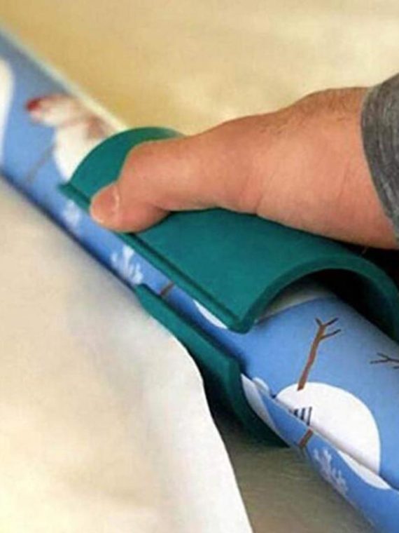 Sliding Wrapping Paper Cutter-Makes Cuts In Seconds