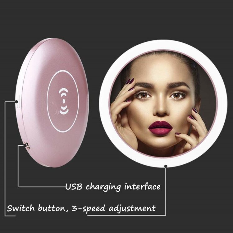 WIRELESS CHARGING LED MAKEUP MIRROR