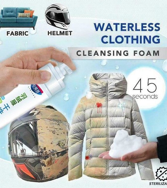 Waterless Clothing Cleansing Foam