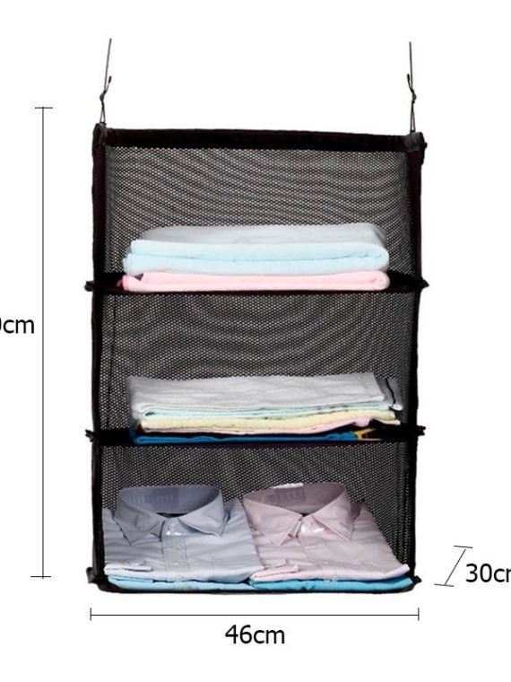 3 Layers Portable Travel Storage Rack Holder